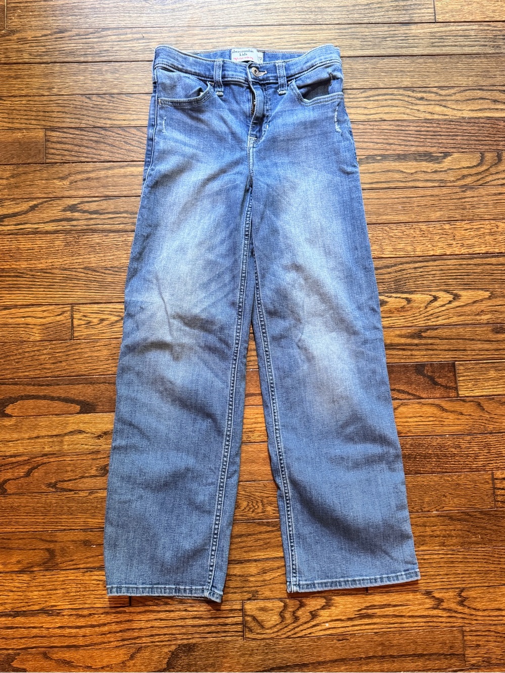 abercrombie kids Blue Straight-Leg Jeans
